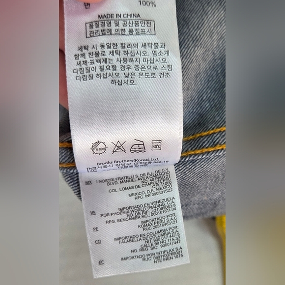 Brooks Brothers Womens Red Fleece Denim Shirt Dress Size 12 100% Cotton - Picture 8 of 10